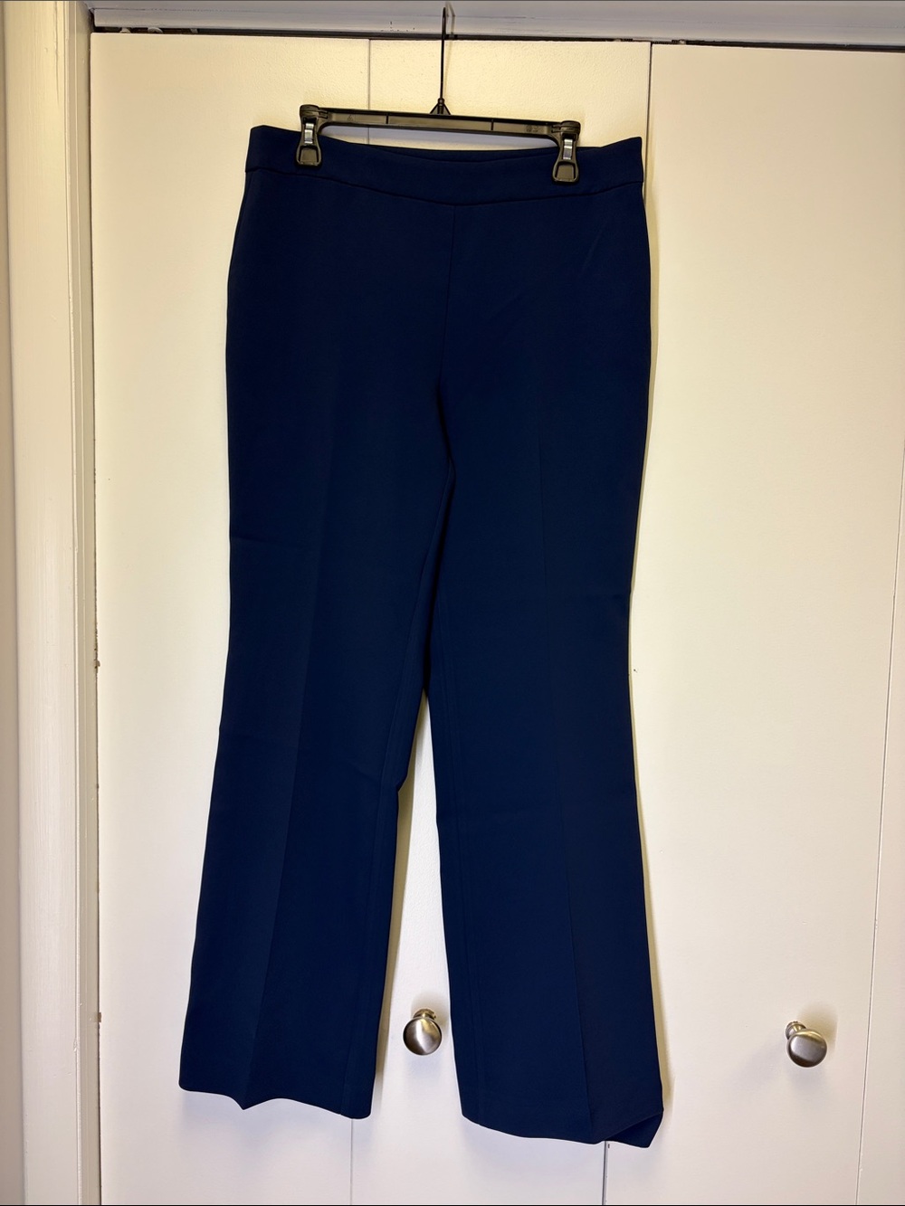 Ann Taylor Navy Boot-Cut Dress Pants